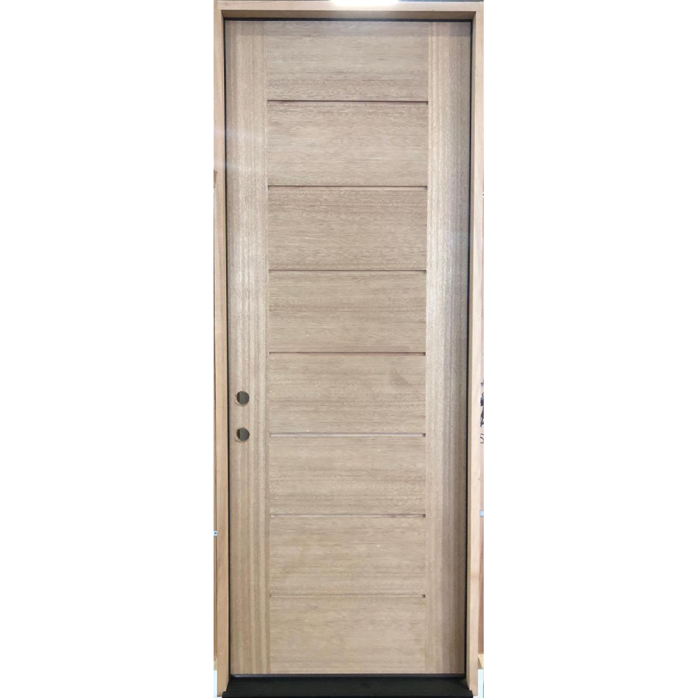 3/0x8/0 Exterior Mahogany Door | 8 Panels
